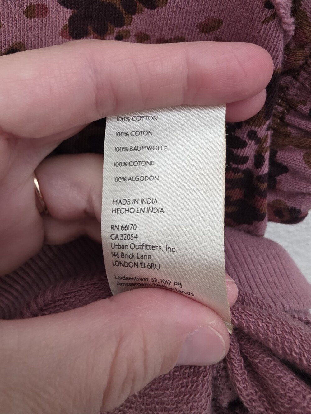 Pilcro by Anthropologie short sleeve sweatshirt top, Size small *FLAW-see Pics - Picture 8 of 12